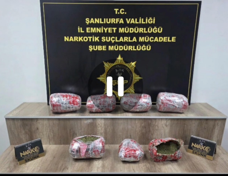 Şanlıurfa’da Uyuşturucu Operasyonları