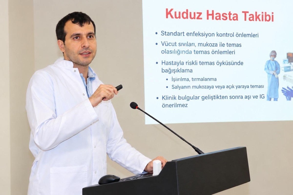 HRÜ HASTANESİ’NDE KUDUZDA FARKINDALIK EĞİTİMİ