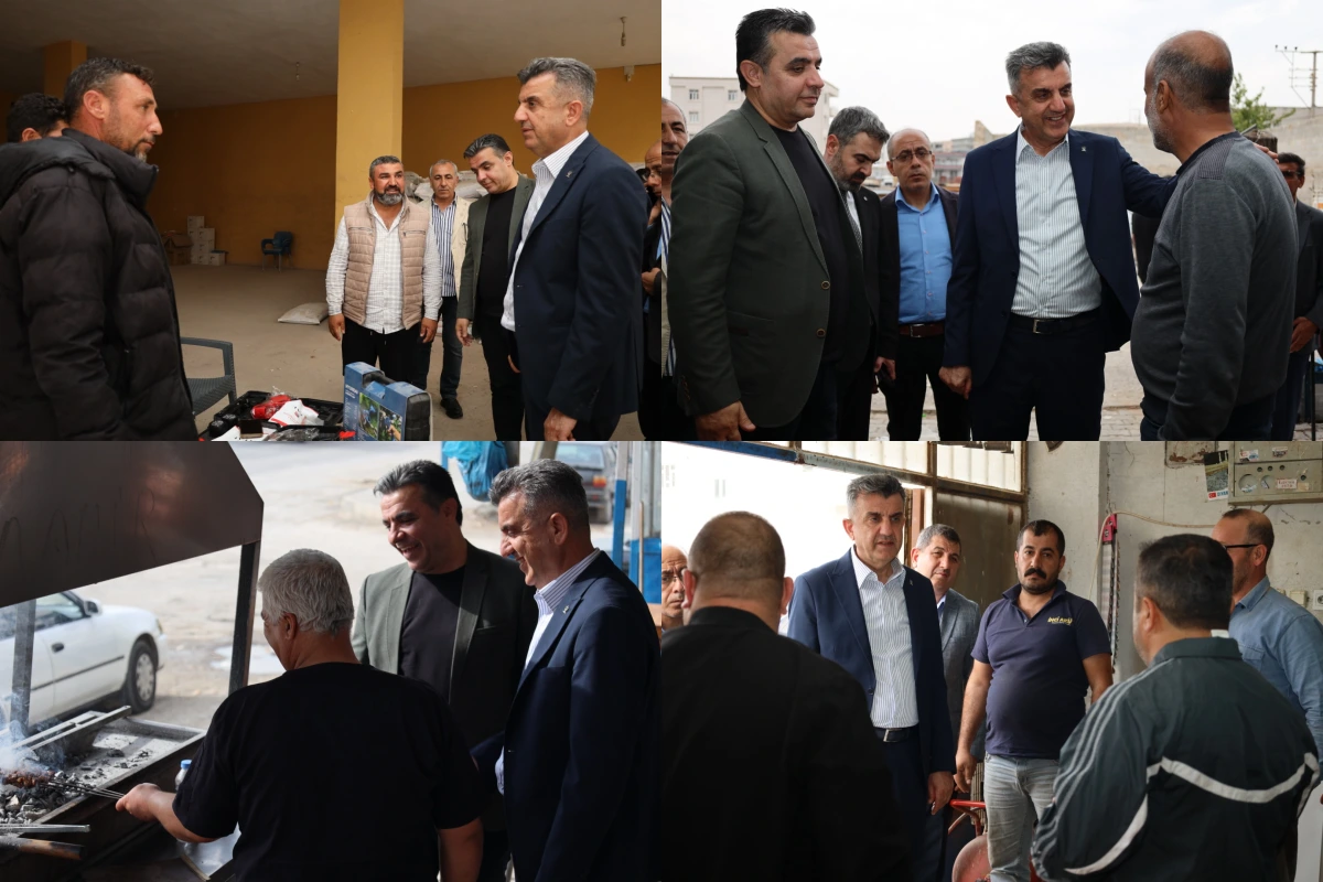 AK Parti Şanlıurfa İl Başkanı Günbegi, Bozova’da sanayi esnafıyla buluştu
