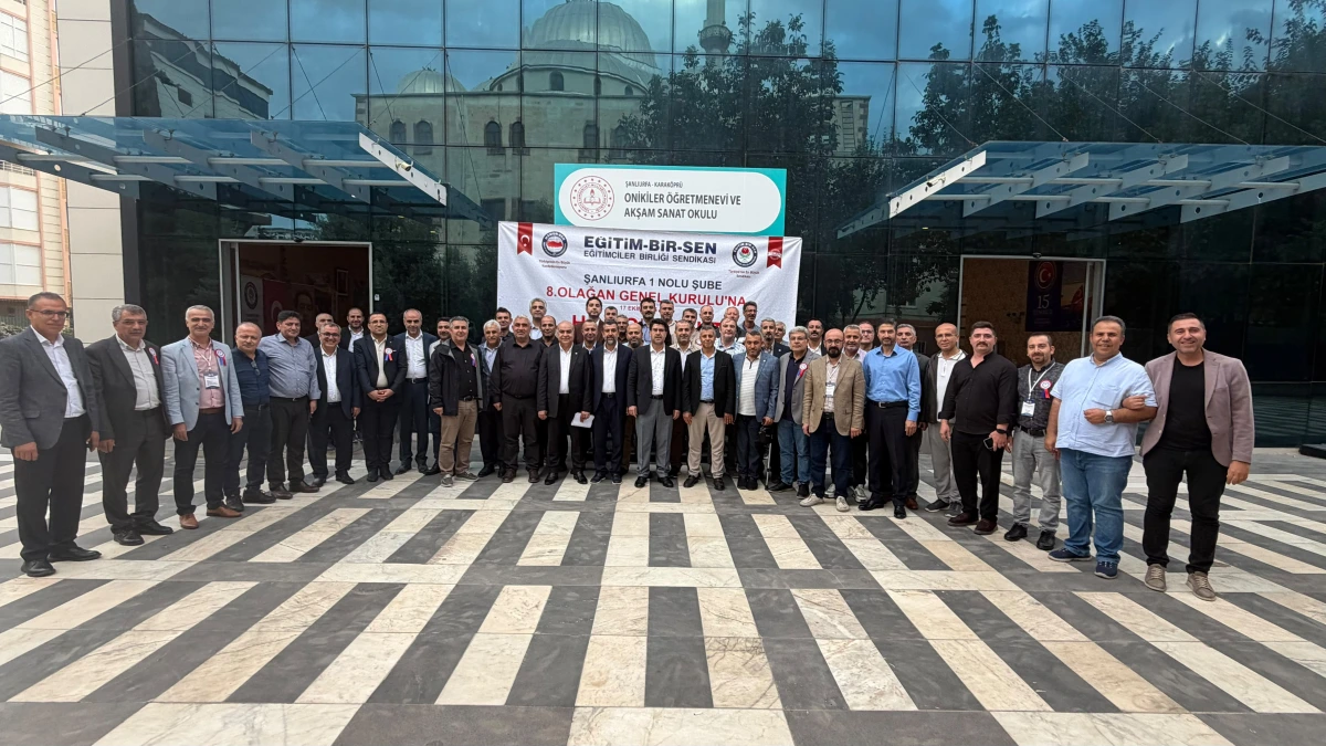 Eğitim-Bir-Sen Şanlıurfa Şubesi 8. Olağan Genel Kurulu’nu Gerçekleştirdi