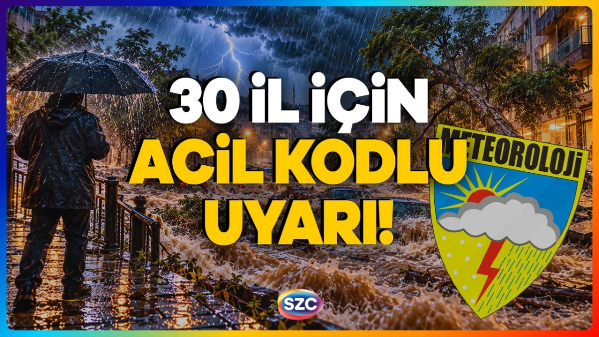 GÖK DELİNECEK! METEOROLOJİ ALARMA GEÇTİ